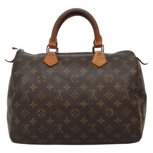 LOUIS VUITTON Monogram Speedy 30 Hand Bag - Picture 3 of 15